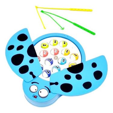 Imagem de Brinquedo Pega Peixe Pesca Maluca 15 Peixes 2 Jogadores - FishingGame