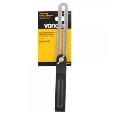 Imagem de Suta com Cabo Plástico 10'' Transferir Copiar Ângulos Vonder