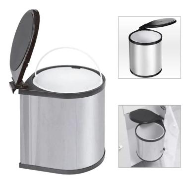 Imagem de Lixeira Automática Inox 12 Litros FGVTN