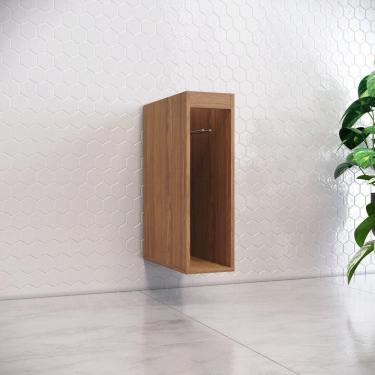 Imagem de Balcão Porta Toalha 20cm Yasmin Espresso Móveis Marrom