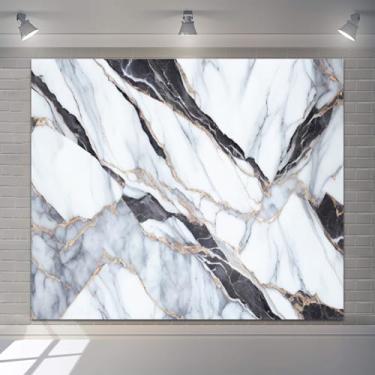 Imagem de Pano de fundo de vinil preto e branco de 3 x 2,4 m para sessão de fotos, textura de mármore, granito, fotografia, pano de fundo, natureza, pedra, fotos, joias, cosméticos, maquiagem, fundo, decoração