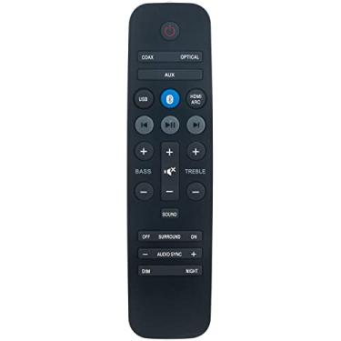 Imagem de Substituição Soundbar Remote Commander 996580000536 A1037-26BA-004 suporta Philips Sound Bar HTL3110B/F7 HTL3110B HTL3110B/05 HTL3110B/79 HTL3110B/12 HTL3140HT L31400 B HTL3140S HTL2163B HTL3140B/F7