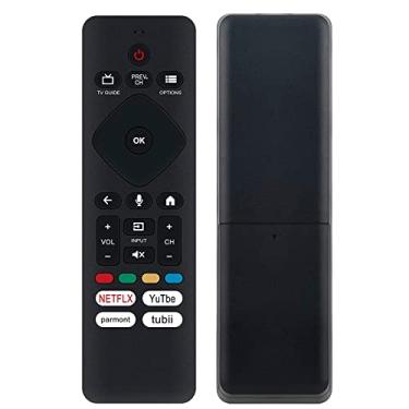 Imagem de S4X-RF439A, RF439A-V06 Controle remoto de voz de substituição adequado para Smart TV Philips 4K LED RF439A-V06 RF439AV06 URMT26CND001 43PFL5766/F7D 50PFL5766/F6 50PFL5766/F7 50PFL5766/F7 PFL576 6/F7