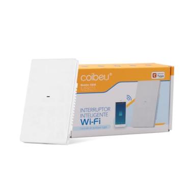 Imagem de Interruptor Inteligente WiFi, Controle Remoto para Celular, Interruptor de Temporizador, Controle de voz, Compatível com Alexa, Branco (1 Botão Físico)