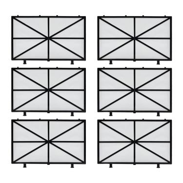 Imagem de PUREBURG Cartuchos de filtro de mola compatíveis com Dolphin M200 M400 M500 e limpador de piscina robótico Nautilus CC Plus, substitui a peça 9991433-R4, pacote com 6