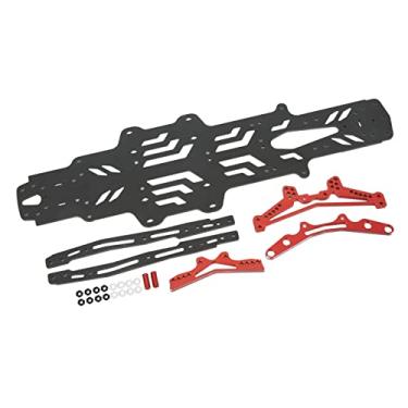 Imagem de RC Drift Racing Kit Chassis, Liga De Alumínio De Fibra De Carbono RC Carro Chassis Placa para MST RMX2.0S RRX2.0S 1/10 (BLACK)