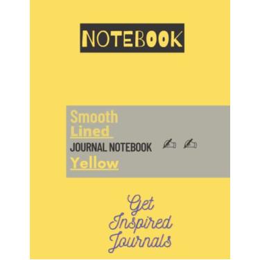 Imagem de Inspired Classic Lined Journal Notebook, (Yellow): Blank Lined,Smooth Surface, 120 pages Journal For Home, School Work and Office