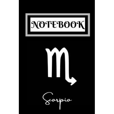 Imagem de Notebook: Scorpio Zodiac Notebook 6x9 100 page Blank Lined Journal