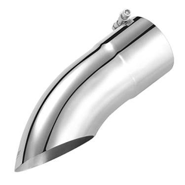 Imagem de Upower Ponta de Escape Virada para Baixo, Entrada de 4 Polegadas, Diâmetro de Saída de 4 ", Parafuso Longo de Aço Inoxidável de 12" Na Ponta do Silenciador Diesel