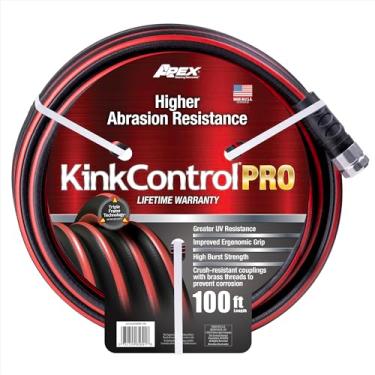 Imagem de Mangueira de jardim Kink Control Pro, mangueira de água com resistência UV superior, aderência ergonômica, alta resistência à explosão, tecnologia de estrutura tripla para resistência a torções, 30 m