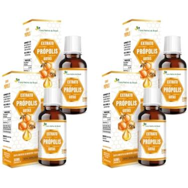 Imagem de 4x Extrato de Própolis 15% de Extrato Seco 30Ml Flora Nativa