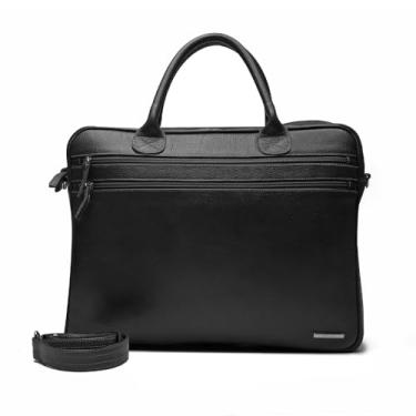 Imagem de Pasta Executiva Feminina Notebook Couro Helena Sifra (FLOTER PRETO)
