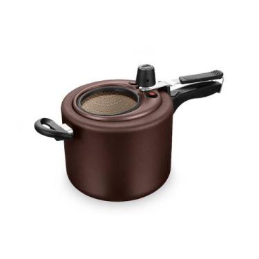 Imagem de 9195 -Panela de Pressão com Fechamento Externo Cor Chocolate - MTA
