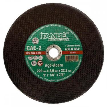 Imagem de Disco Corte Ferro Itambe 9''X1/8''X7/8''- 2 Telas Cae-2