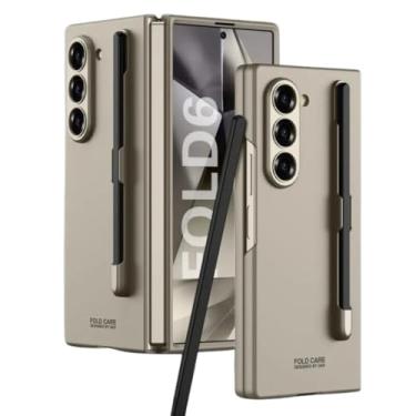 Imagem de Capa Protetora Slim Com Spen Para Samsung Galaxy Zfold6 (Gold)