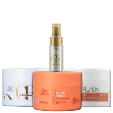 Imagem de Kit Wella Mascára de Nutrição Nuti-Enrich 150g + Máscara Oil Reflectio