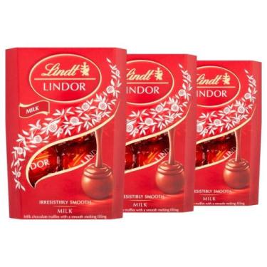Imagem de Bombom De Chocolate Suiço, Lindt Lindor, 3 Caixas De 37G