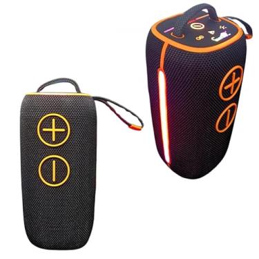 Imagem de Caixa de Som Bluetooth Portátil, 100W, LED, À Prova D'água, com Alça Ajustável, Preta