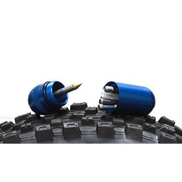 Imagem de Dynaplug Ferramenta de reparo de pneu sem câmara de bicicleta (pequena, azul)