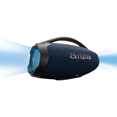 Imagem de Caixa de Som Boombox Plus AIWA BBS-01-LBL 200W Bluetooth 30H IP66 USB 
