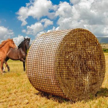 Imagem de Rede de feno redonda Bale MIYABALA para cavalos, gado e ovelhas de 5 x