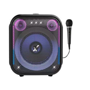Imagem de Caixa De Som Portátil  Amvox  Aca 410 Neon 410w Led Bluetooth-1 Mic