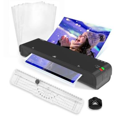 Imagem de Kit Plastificadora Yamax Lm400 + Refiladora + Plasticos + Arredondador de cantos (127V)