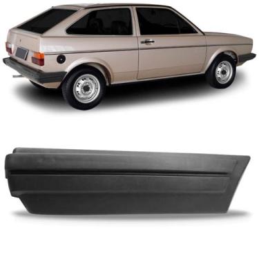 Imagem de Ponteira Parachoque Traseiro Gol 1984 1985 1986 Cinza - KJ, Direito