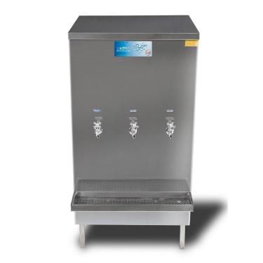 Imagem de Bebedouro Industrial em Aço Inox 3 Torneiras ktn 110V