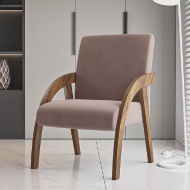 Imagem de Poltrona Decorativa com Apoio para Braços Duda