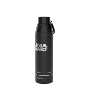 Imagem de Tervis Garrafa de água Venture Star Wars - copo de viagem com isolamento triplo com logotipo mantém as bebidas frias e quentes, 740 ml, aço inoxidável