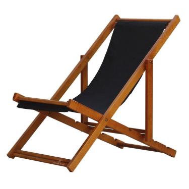 Imagem de Espreguiçadeira Preguiçosa Dobrável Mel Sb-preto