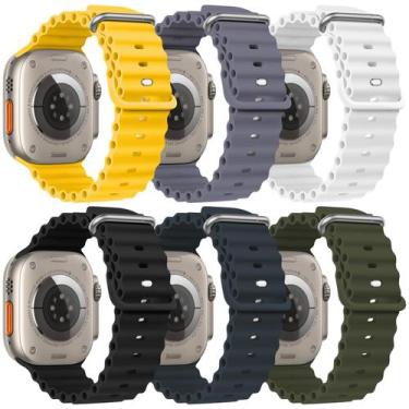Imagem de Pulseira de relógio ONFNZ Ocean Band compatível com Apple Watch