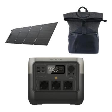 Imagem de River 2 Pro 220v + Painel Solar 60w + Bolsa - Kit Ecoflow