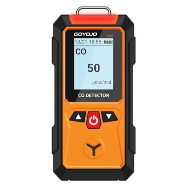 Imagem de GOYOJO Detector De Monóxido De Carbono, Detector De Co Portátil De Alta Precisão 0-2000 Ppm Para Casa Segura, Garagem, Local De Trabalho, Viagens, Acampamento, Rv, Campervan Alarmes Sonoros E Visua
