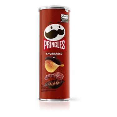 Imagem de Kit c/ 3 Salgadinho De Batata Sabor Churrasco Tubo 109g - Pringles
