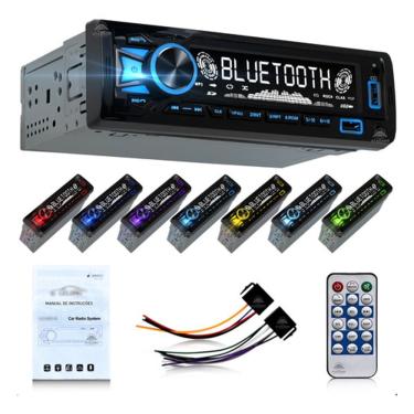 Imagem de Radio Automotivo Bluetooth Aparelho de Som MP3 para carro
