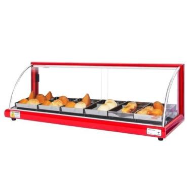 Imagem de A6 - Estufa Alfa para salgados de 6 bandejas Vermelho - 220V - Omega