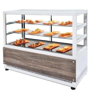 Imagem de DBQ1.0 - Balcão Retilineo Quente 1,0m para salgados Branco - 127V - Om