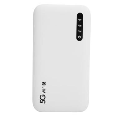 Imagem de IP67 Resistente à água 5G Wifi 6 Mobile Hotspot, até 16 Dispositivos Simultaneamente, o Hotspot Móvel de Viagens, Suporta Bandas de Wifi de 2,4 GHz e 5,8 GHz, Cartão SIM