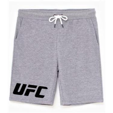 Imagem de Bermuda Masculina Moletinho - UFC MMA Luta Fight Night - Phashion Blen