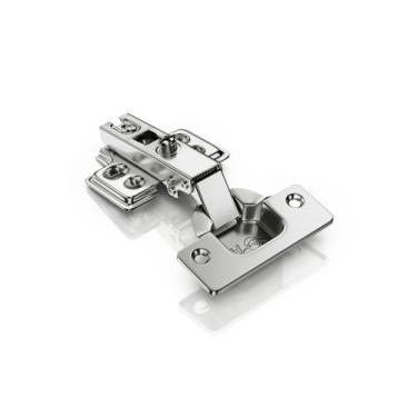 Imagem de Dobradiça Reta Slow 35mm Slide-On Hd + parafusos - HD FERRAGENS, 08 un