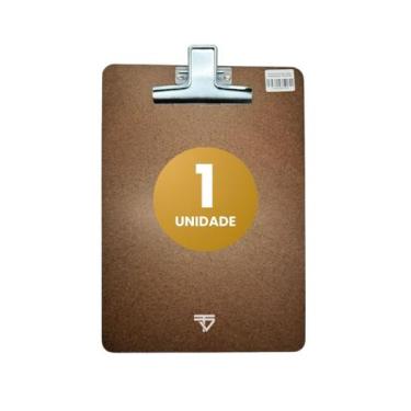 Imagem de Prancheta A4 De Madeira Mdf Com Prendedor De Metal 1 Unidade - LTG Com