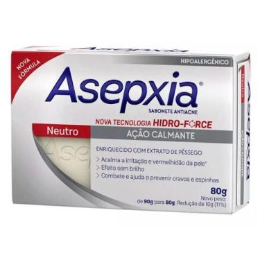 Imagem de Sabonete Antiacne Asepxia Neutro Ação Calmante 80g