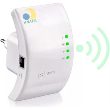 Imagem de Repetidor Amplificador de Sinal Wireless Aumente o alcance do seu Wi-Fi em até 10m Homologado. Ideal para 110v/220v