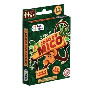 Imagem de Jogo Do Mico + Jogo Da Memoria 2 Em 1 - Pais & Filhos