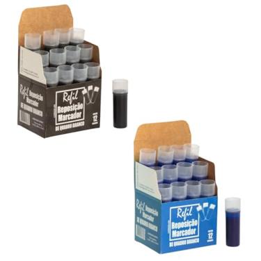 Imagem de Recarga Para Pincel Da Pilot Board Master 2 Caixas Com 12 Un (Azul-Preto)