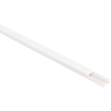 Imagem de Canaleta 20x10x2000 Mm Tramontina Branca Com Fita Dupla Face Sem Divisória Tramontina