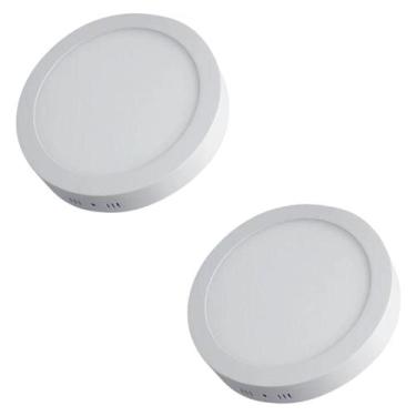 Imagem de 2 Luminárias Plafon Led 24w Philips 6500k Bivolt Embutir