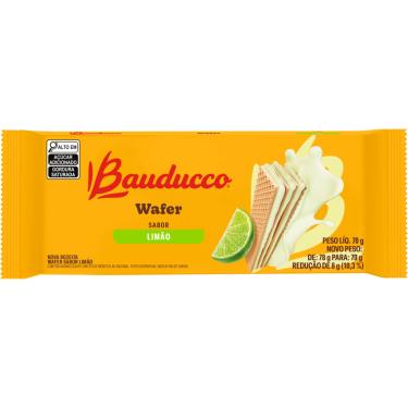 Imagem de Biscoito Wafer Bauducco Recheio Limão 70g